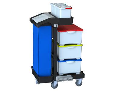 STAFF OMNY MOP SİSTEM TEMİZLİK ARABASI - 1