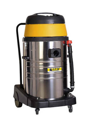 Islak ve Kuru Elektrikli Süpürge 602 WD Metal Çift Motorlu - 1