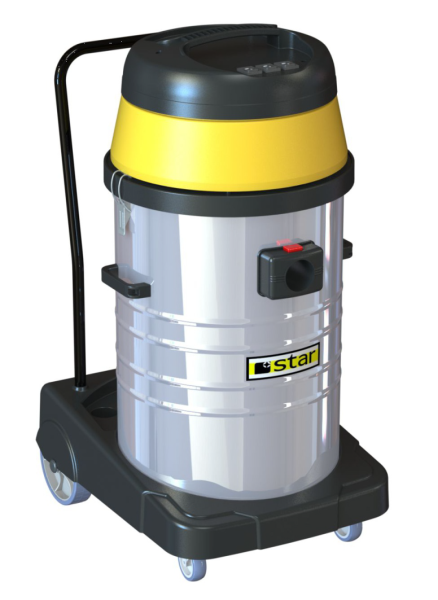 Islak ve Kuru Elektrikli Süpürge 603 WD Metal Üç Motorlu - 1